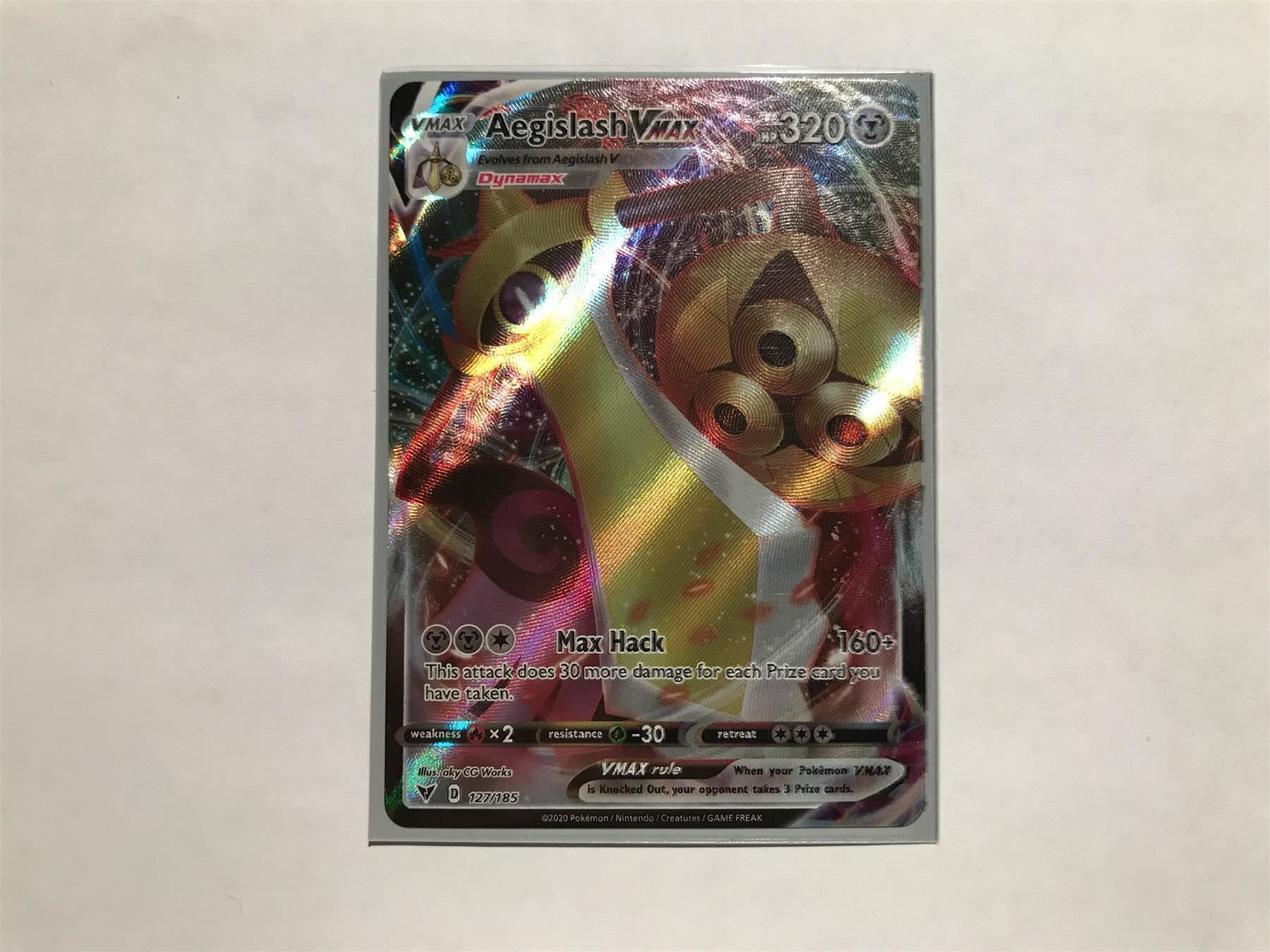 Pokémon Carte collezionabili: Aegislash V FullArt – Nuovo (secondo la descrizione) da Hagendorn venduto da Pokecollectorch