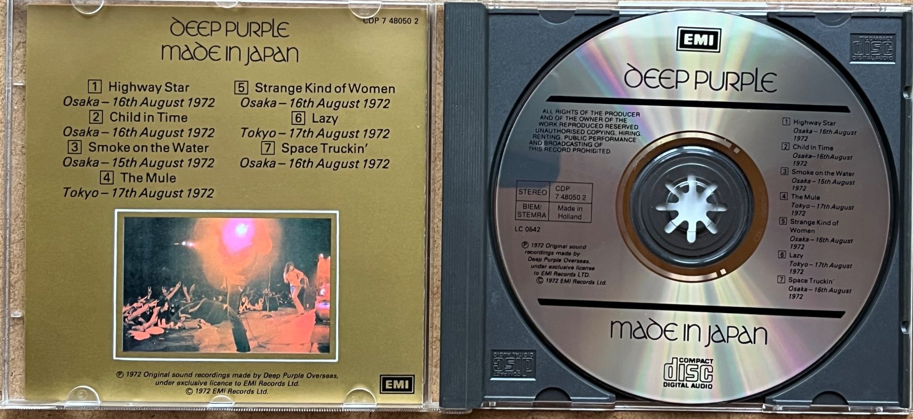 CDs: CD Deep Purple/Made in japan – Gebraucht aus Renan BE von johncactus 2