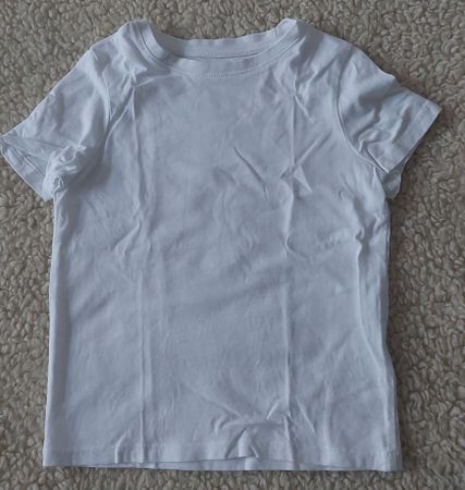 Weisses Kinder T-Shirt / Unterhemd Gr. 110