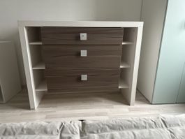 PAIDI Mees Kinderkommode / Wickelkommode mit Regalen