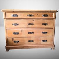✨ Antike Biedermeier Kommode Holz Schubladenladen Vintage 🪵