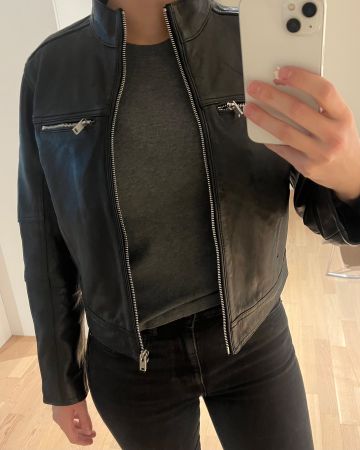 Lederjacke