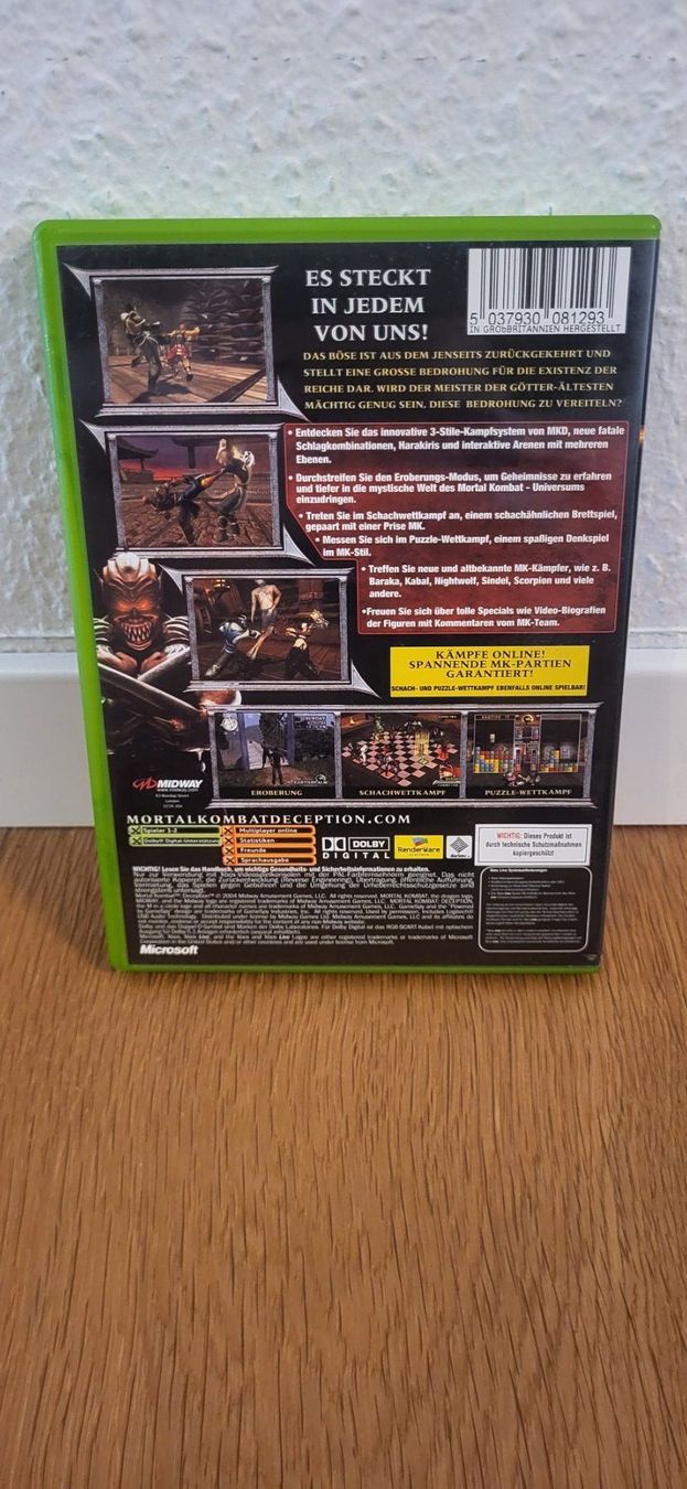Microsoft Giochi: Xbox - Mortal Kombat Deception – Usato da Münsingen venduto da Heroism2010 1