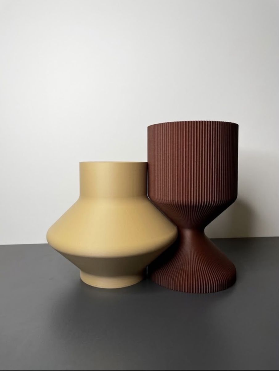 Vasen & Gefässe: Set 2 Cache-Pots Design Scandinave 3D / Duo Vases – Neu und originalverpackt aus  von  2