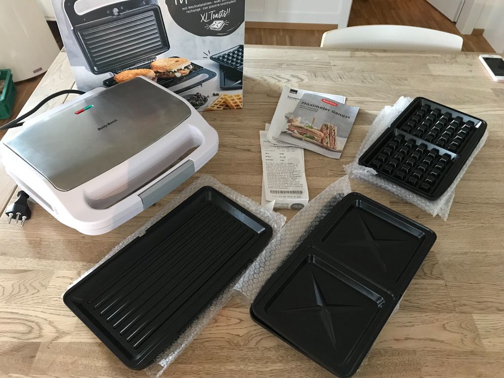 Betty Bossi 3 in 1 Sandwich Maker/ Waffeleisen/ Grillplatte Kaufen auf Ricardo