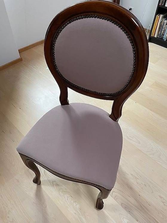 Stühle: 6 antike und restaurierte Barock-Medaillon Stühle – Gebraucht aus Oberthal von gemseline 4
