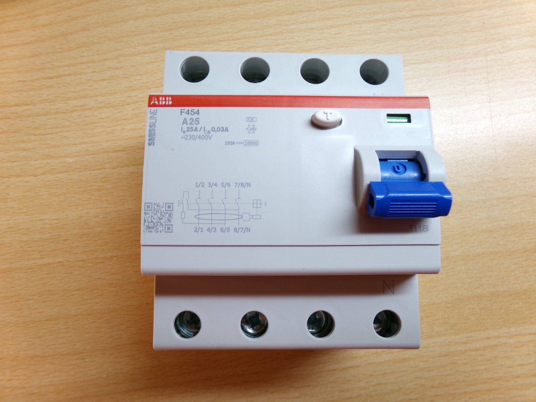 ABB Schalter: FI 25A 4pol. ABB-smissline – Neu und originalverpackt aus Hombrechtikon von HaGeKa50 1