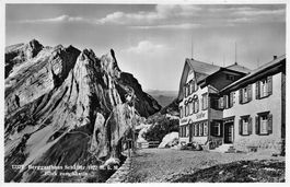 Schäfler, Gasthaus Schäfler mit Säntis
