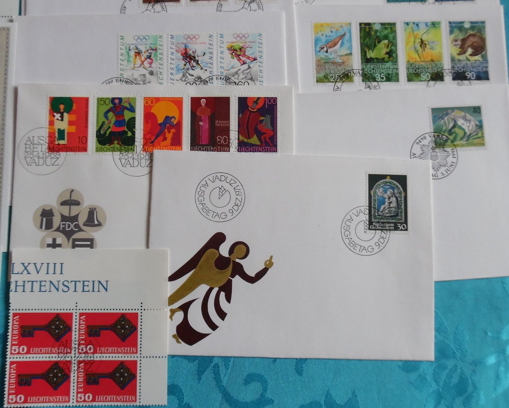 Alle Briefmarken: Sammlung FL-Marken – Gebraucht aus Bellinzona von Luna093 6