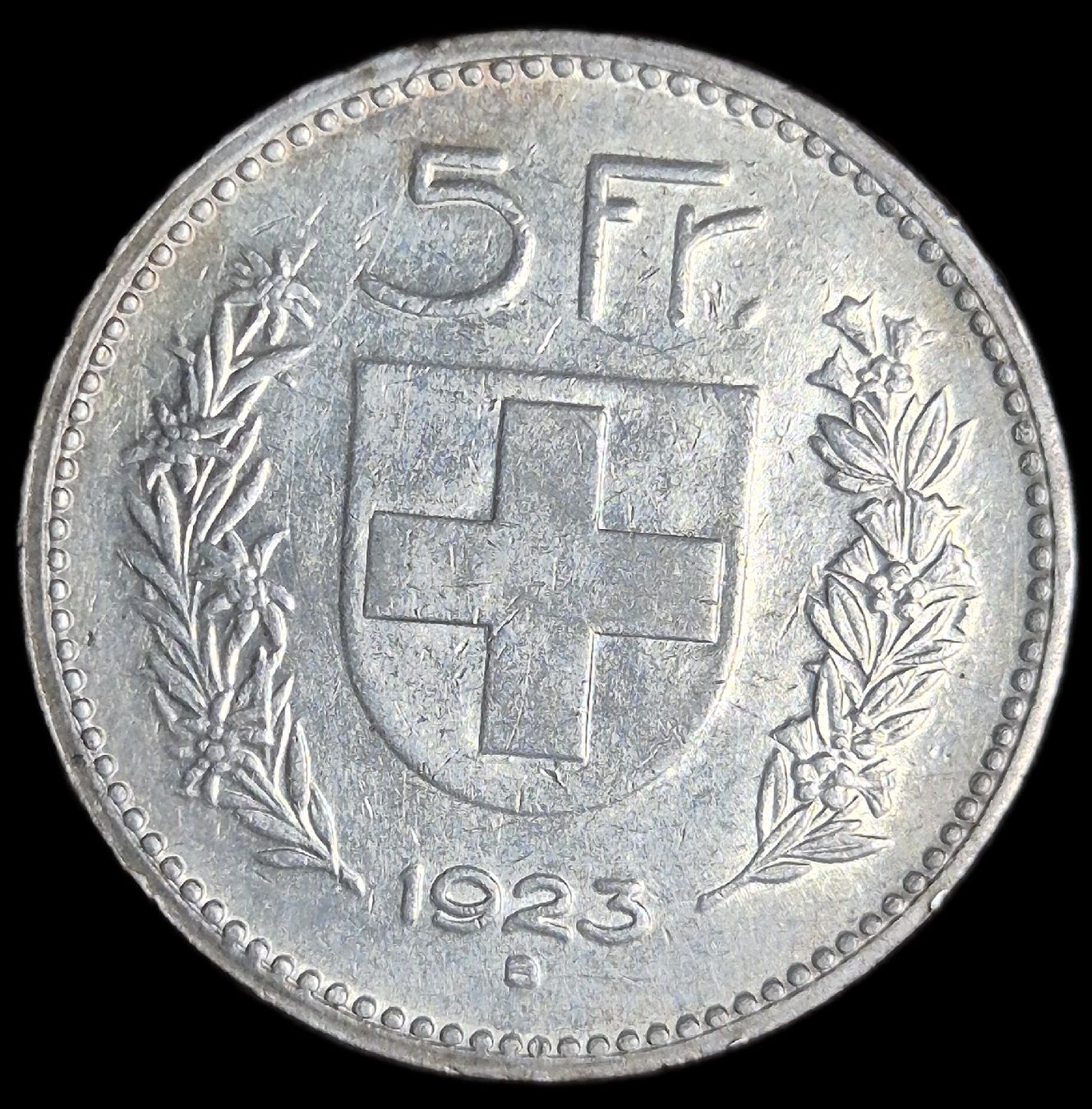 Tutti le monete: Top Silber 5 Franken 1923 Vorz Schweiz ab 1.- – Usato da Grenchen venduto da Grenchen_Coins 1