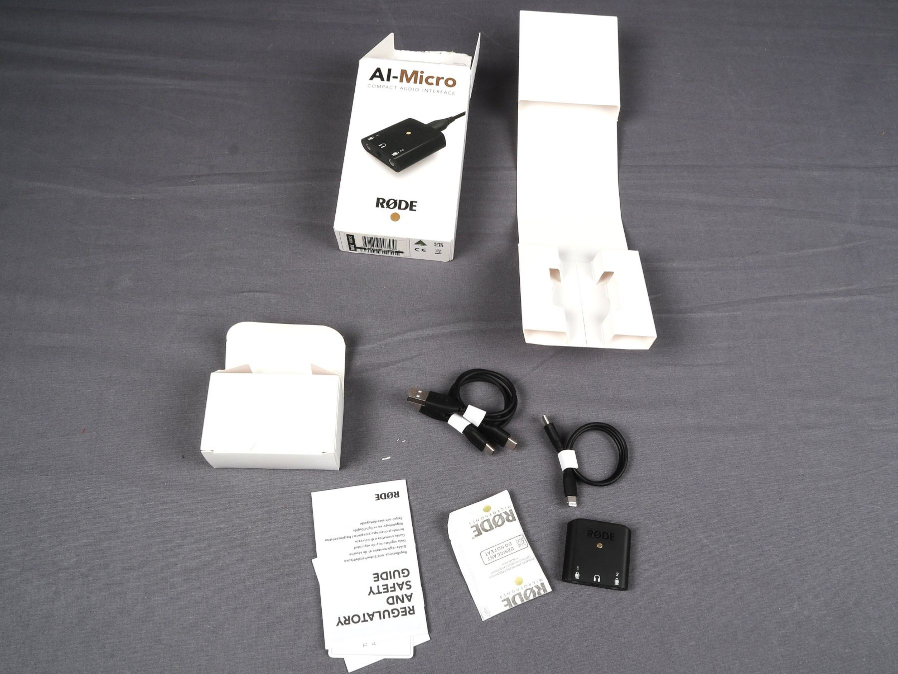 Unità & Adattatore: RODE AI-MICRO compact audio interface für Apple – Nuovo (secondo la descrizione) da Steinen venduto da Restwert_Steinen