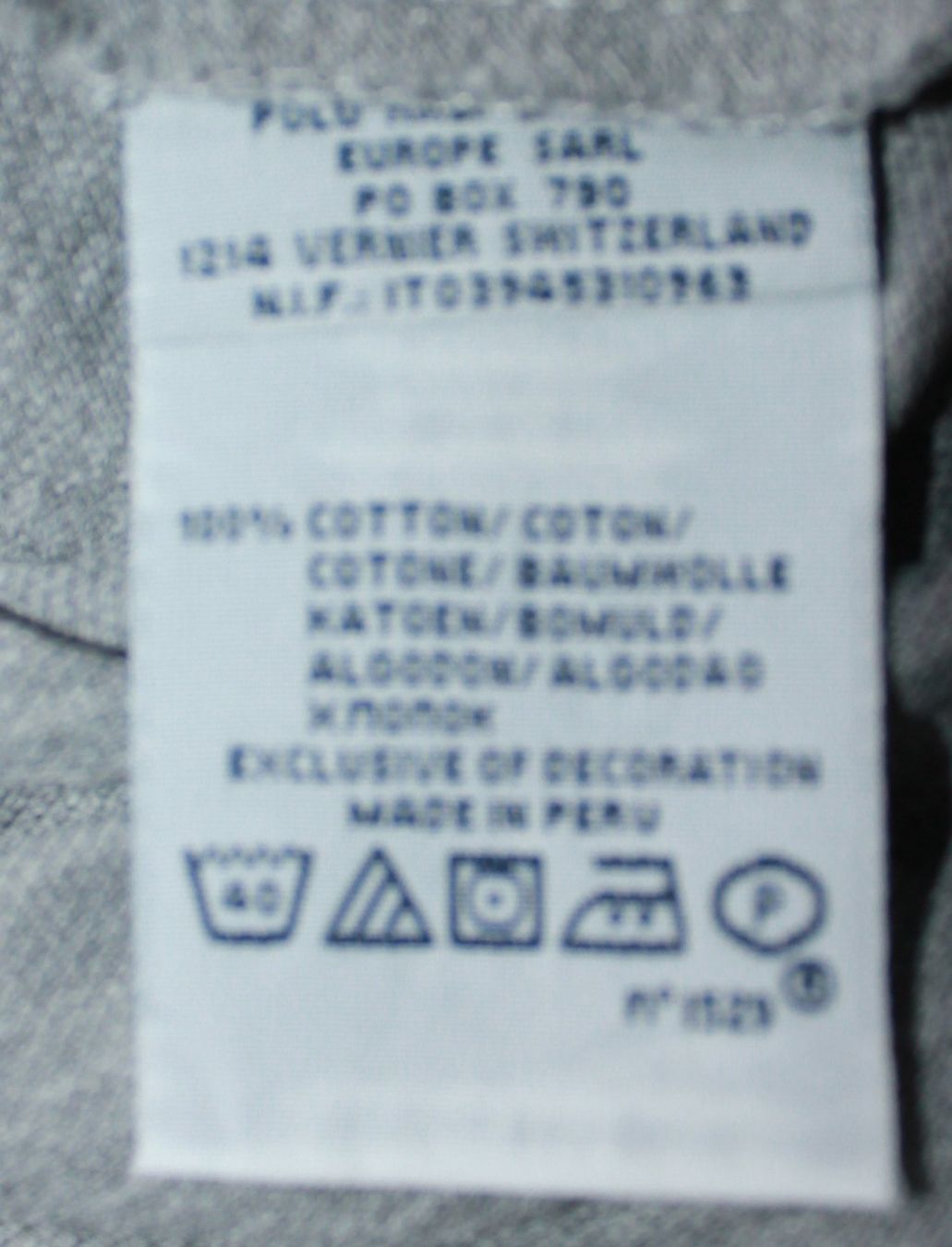 Polo Ralph Lauren Magliette Polo: Polo Ralph Lauren gris t. S – Usato da Peseux venduto da Gilloss 9