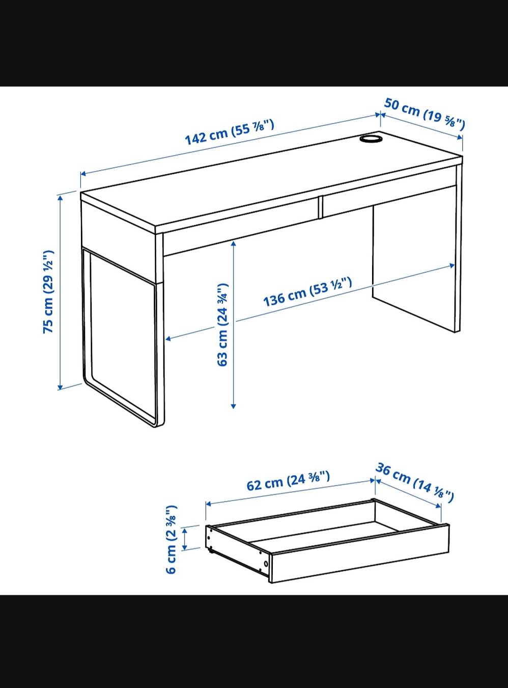 Ikea Scrivanie: Ikea Micke Schreibtisch NP 129.- – Nuovo e nell'imballaggio originale da Balgach venduto da kimo1 1