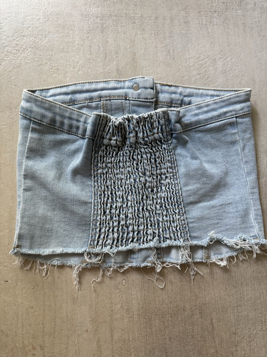 Top: Summer Denim tube top – Usato da Zürich venduto da dam_t7hk 3