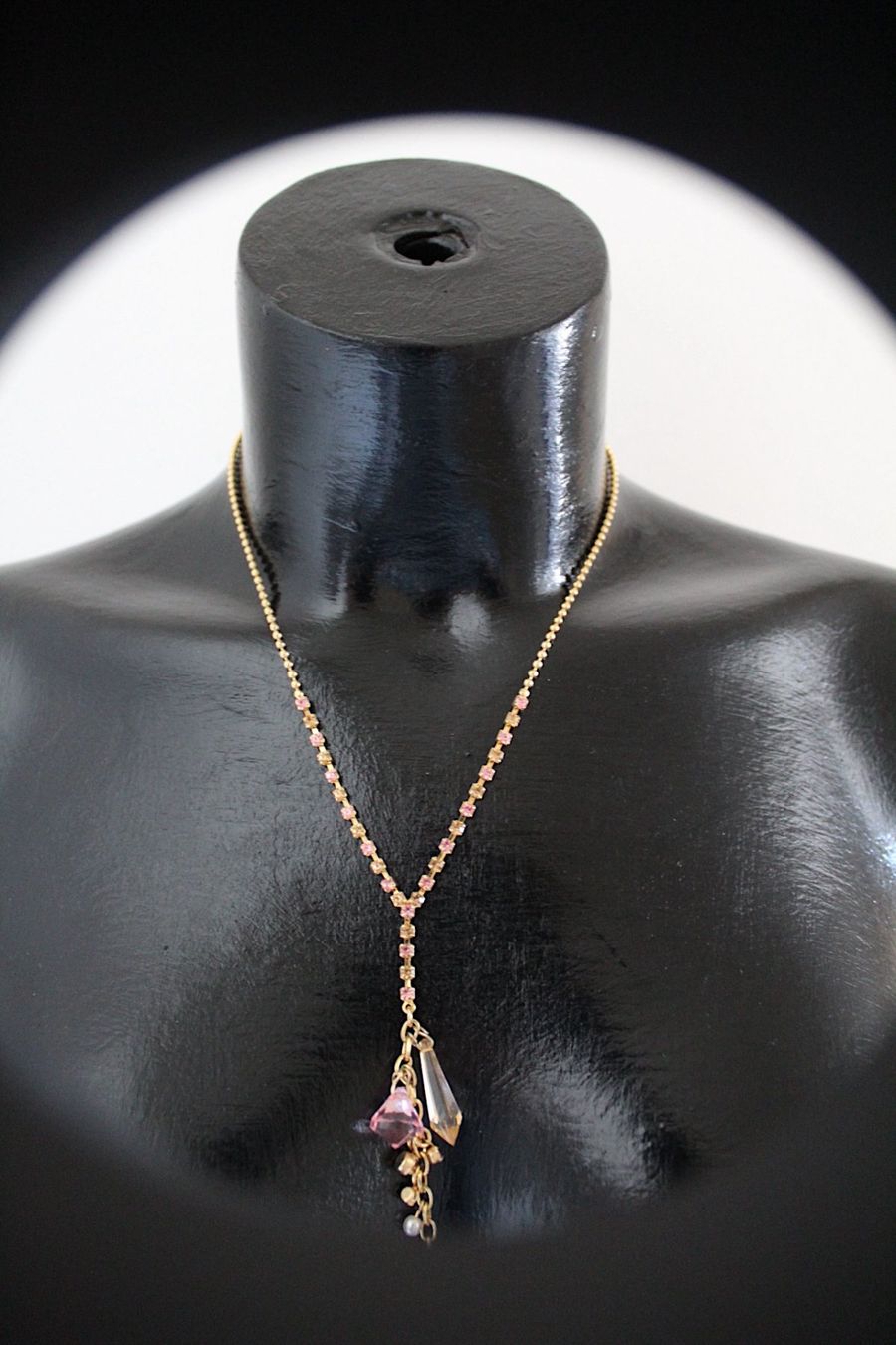 Catenine: Modeschmucke kette mit Strasssteinen – Usato da Locarno venduto da madame-tus-sauds 3