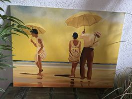 2 grosse elegante Original Gemälde – mediterran