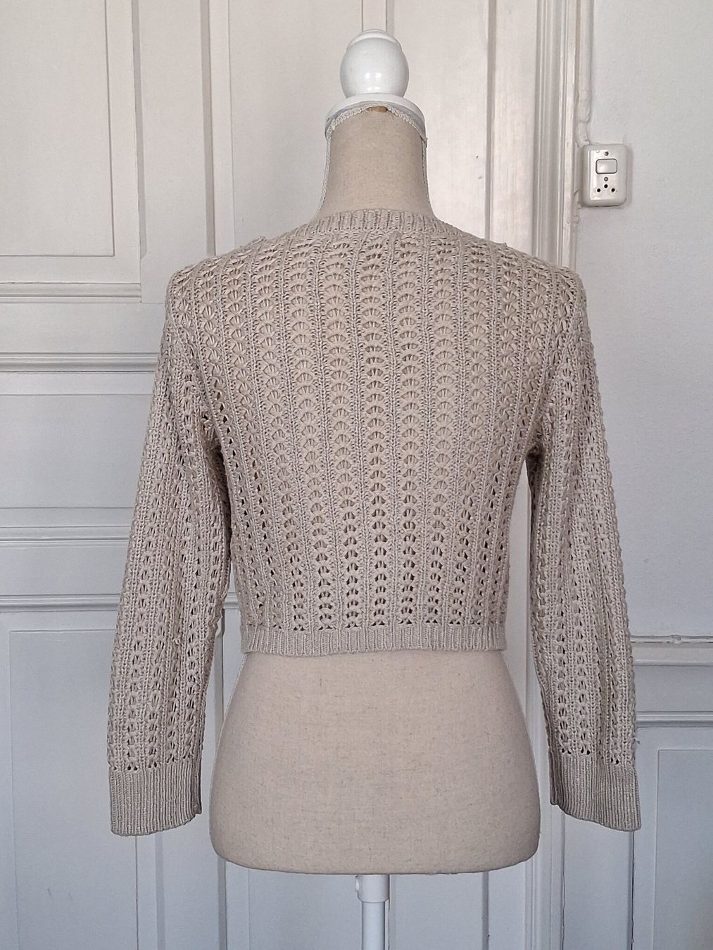 Boleros: Strickbolero Beige Cache Cache  Gr. S – Gebraucht aus Ried-Brig von Zzyzx 2