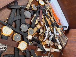 1,5kg+ Uhren inkl. Longines, Favre Leuba, Seiko, Tissot etc
