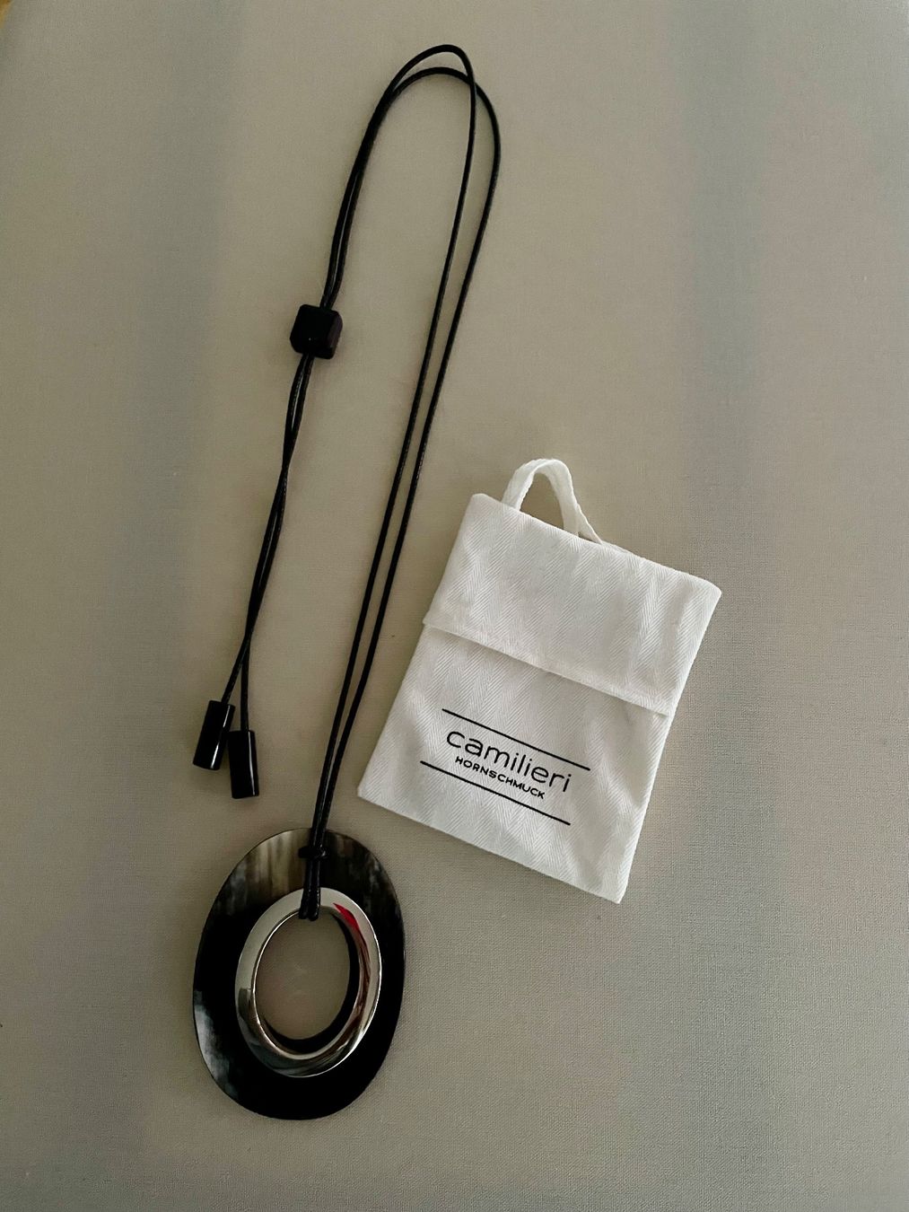 Ketten: Camilieri Kette mit Hornanhäger – Neu und originalverpackt aus Muttenz von stoeberi01