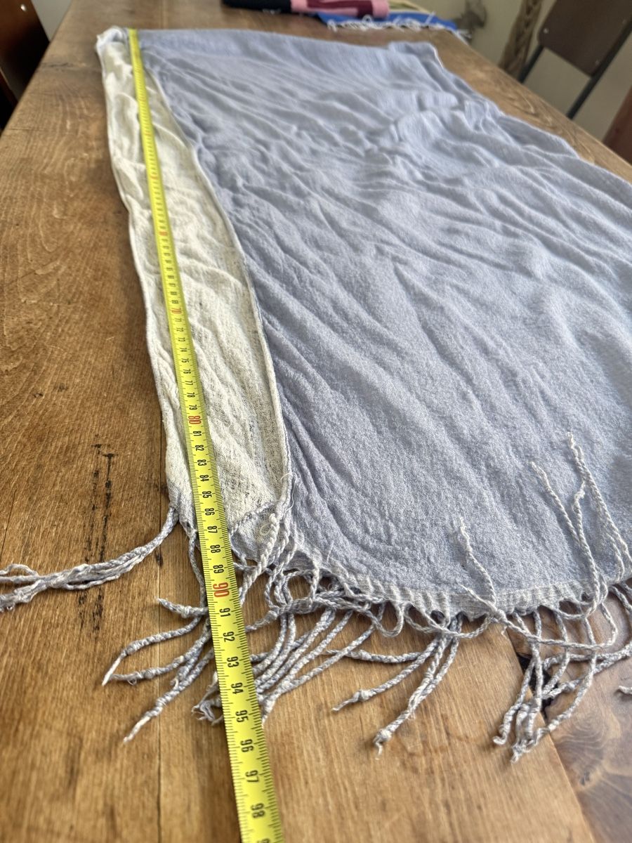Foulards, Tücher & Schals: Blauer zweifarbiger Viskoseschal – Gebraucht aus Zürich von m.y.r. 5