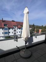 Sonnenschirm ecru Glatz Shellturn inkl. Schutzhaube in taupe