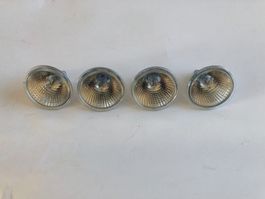 4 Halogenbirnen mit Reflektor 12V / 50W (Sockel GU5.3)
