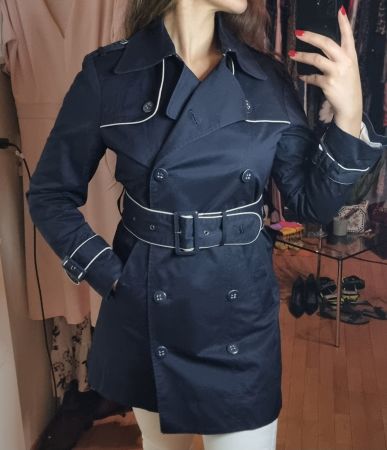 Trenchcoat von Mitch & Co Gr.38/40 1980er Jahre