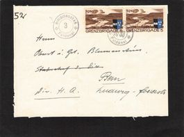 .Gansache Grenzbrigade 5 1939 ( Briefausschnitt )