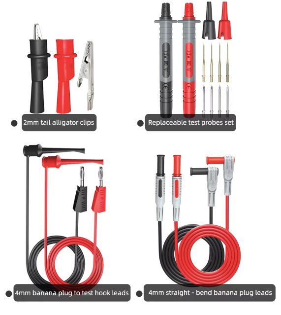 Tutti gli attrezzi: Multimeter-Messleitungs-Set (18 Stück) – Nuovo e nell'imballaggio originale da Geneve venduto da Titi2008 2