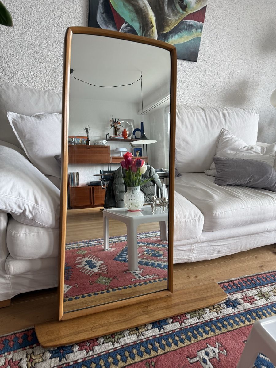 Spiegel: Holzspiegel Mirror Wandspiegel Spiegel Mid Century Vintage – Gebraucht aus Birmensdorf ZH von linkel