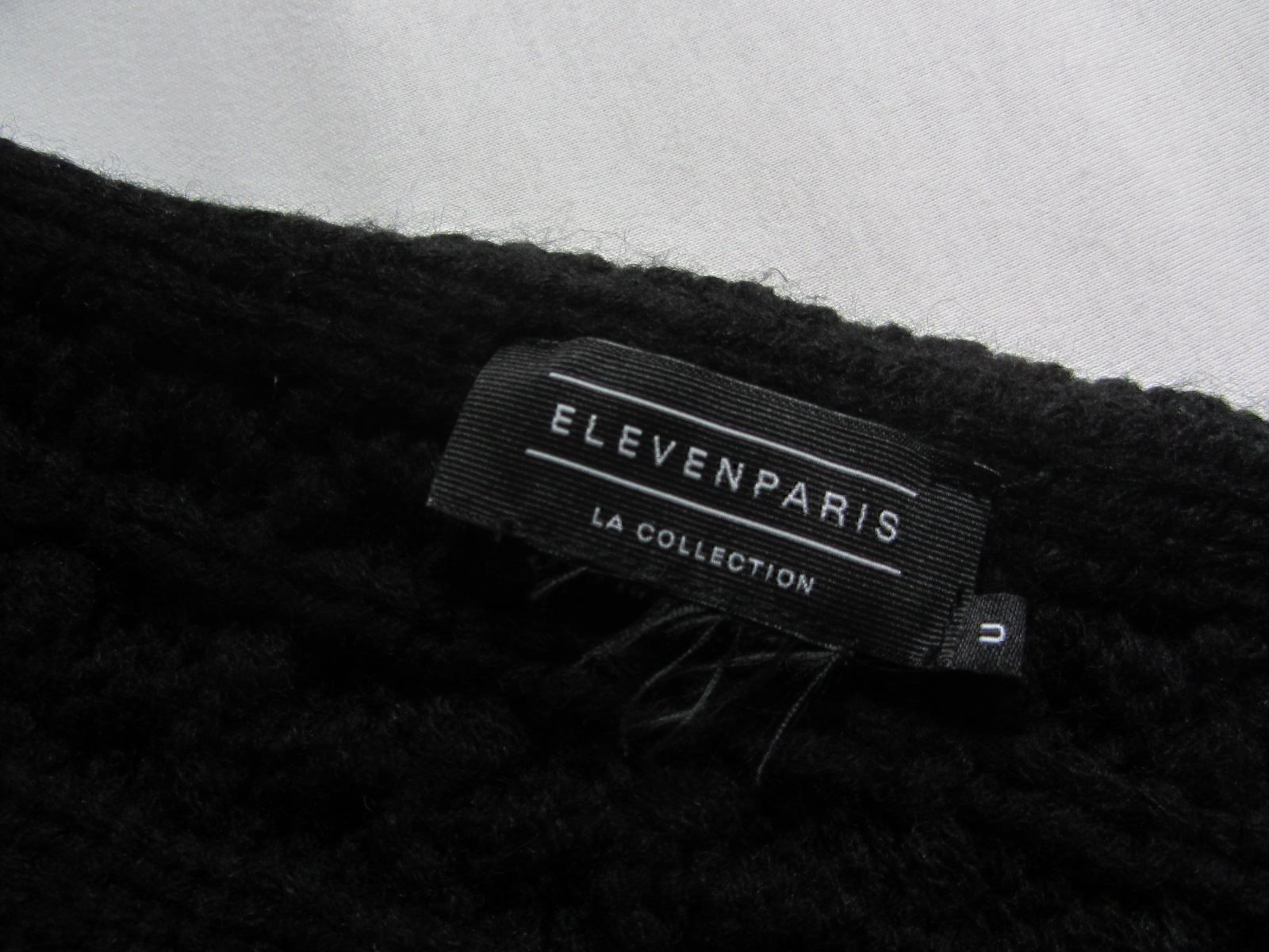 Foulard & Sciarpe: ELEVEN PARIS - Strick Schal schwarz – Usato da Zürich venduto da Diazaio 2