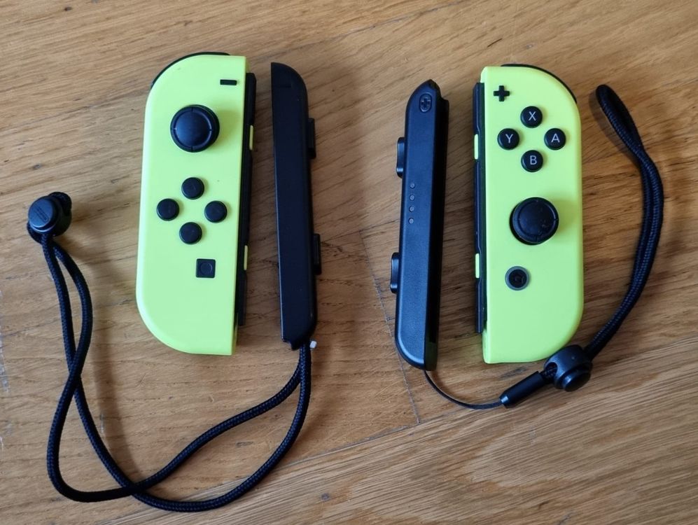 Joycon yellow neon Nintendo Switch Linker Stick steckt fest Kaufen