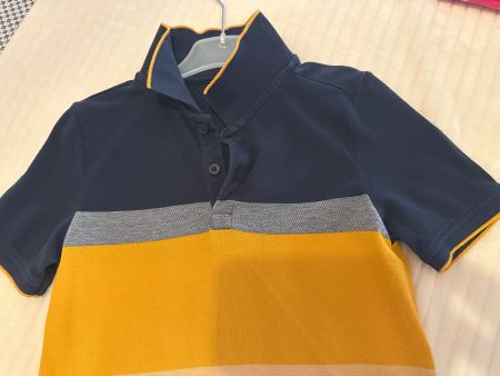 Sommer Polo-Shirt Gr. 116, gestreift, Top Zustand!