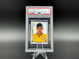 Neymar JR. Panini World Cup 2014 Platinum Edition PSA 8