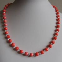 NEU: Korallen Kette Engelshautkoralle