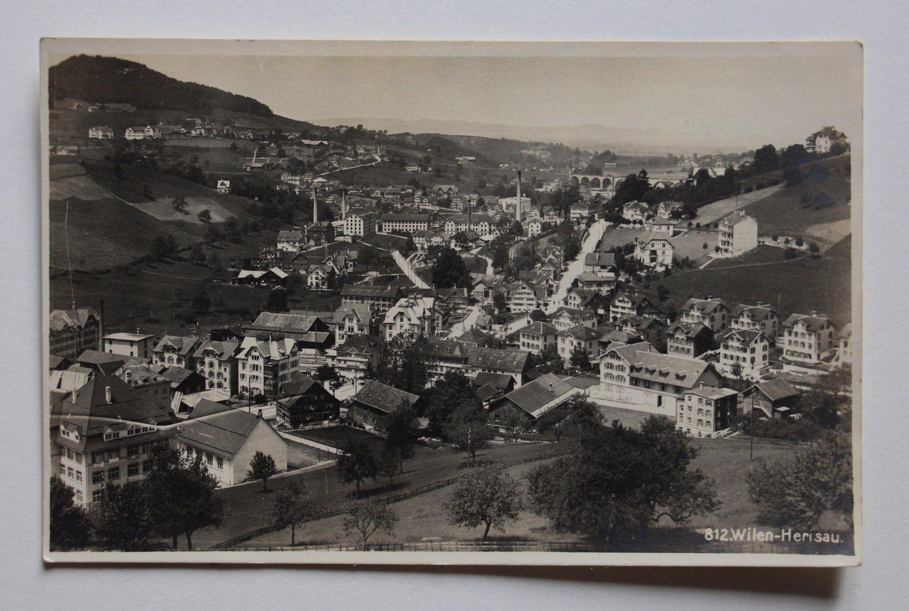 Cartoline postali: AK "HERISAU - WILEN"  1923 – Usato da St. Gallen venduto da modernetc