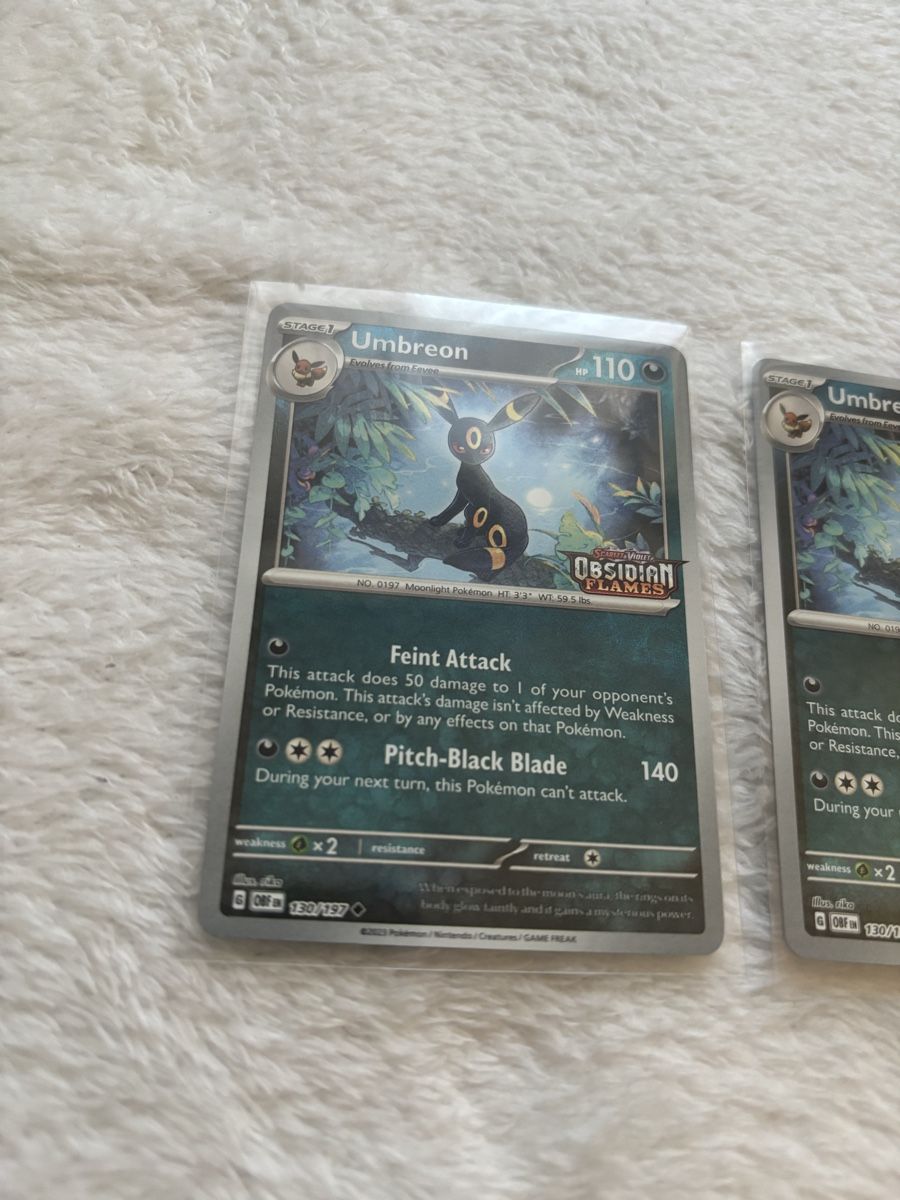 Pokémon Carte collezionabili: Umbreon Obsidian Flames Stamped 130 – Nuovo (secondo la descrizione) da Stans venduto da bet4benz 1