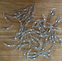 Bastelzubehör Engelsflügel Metall gold silber gebraucht