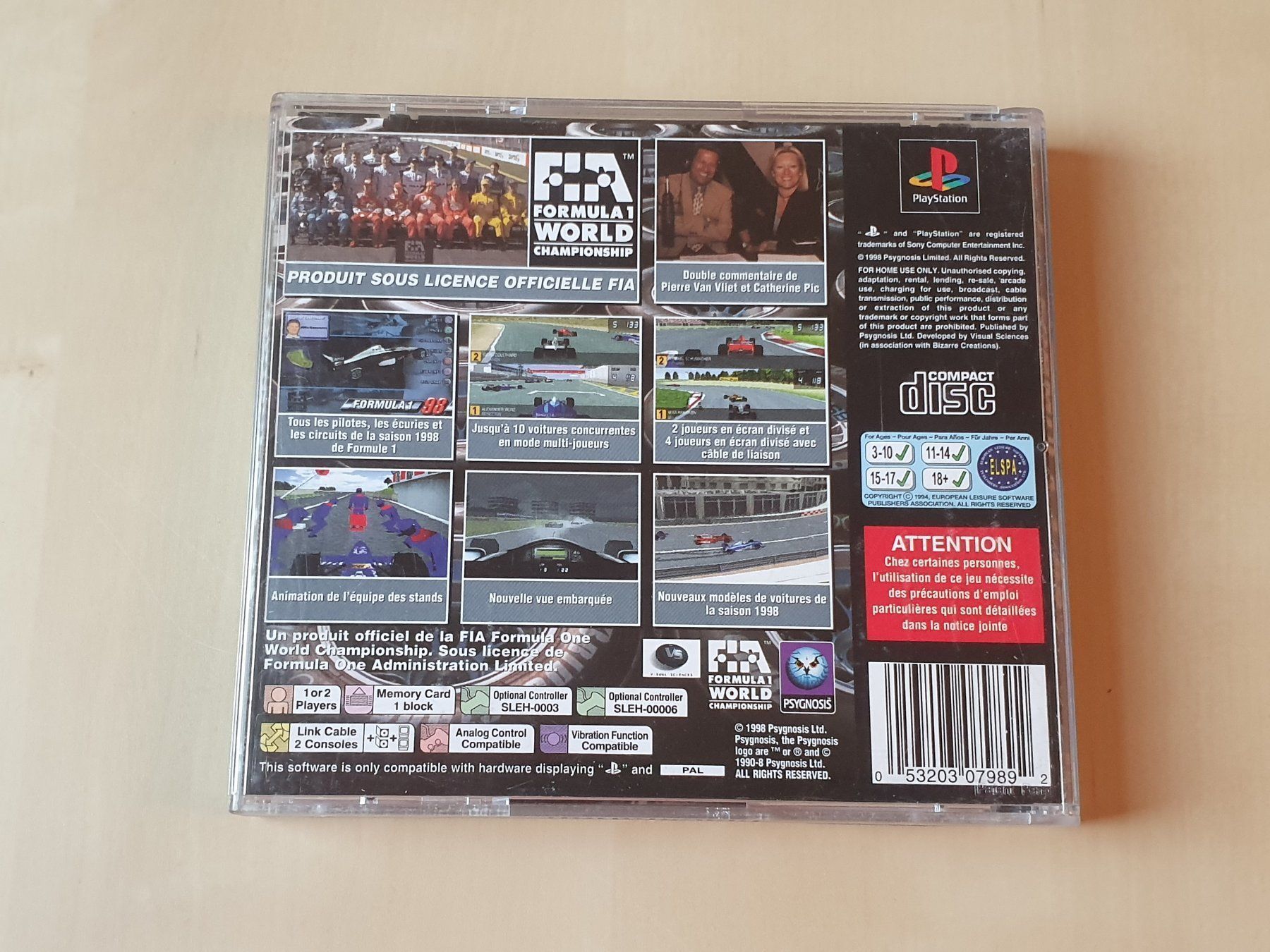 Sony Giochi: Formula 1 98 – Usato da Stansstad venduto da collectorsshop 1