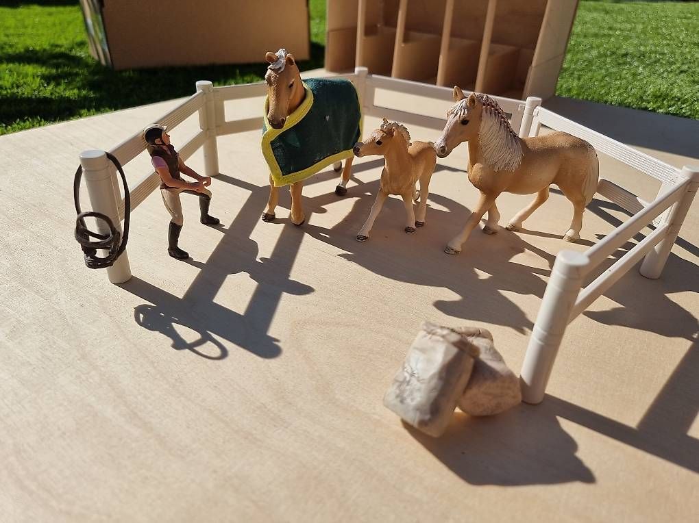 Schleich Jouets: Schleich Set "Familie Haflinger" – D'occasion à Ortschwaben par Patrick1978 1