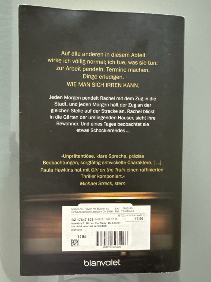 Bücher: Buch – Gebraucht aus Zürich von maraki05 1