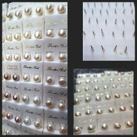 50 Paar 💥 Elegante London Girl Perlen-Ohrstecker/ NEU !