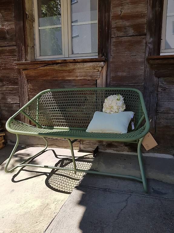 Fermob Set di tavolo e panche: Fermob Sixties Set komplett in der Farbe ockerrot – Nuovo e nell'imballaggio originale da Worb venduto da outherein 3