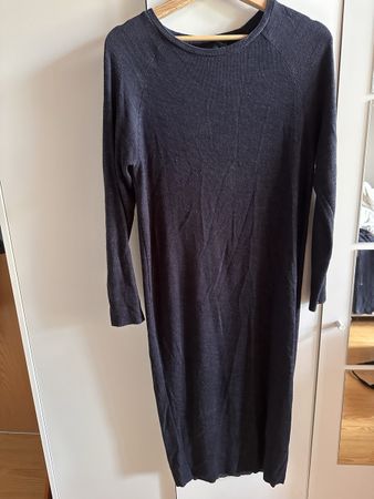 Kleid Baumwolle Blau Gr. M Zara