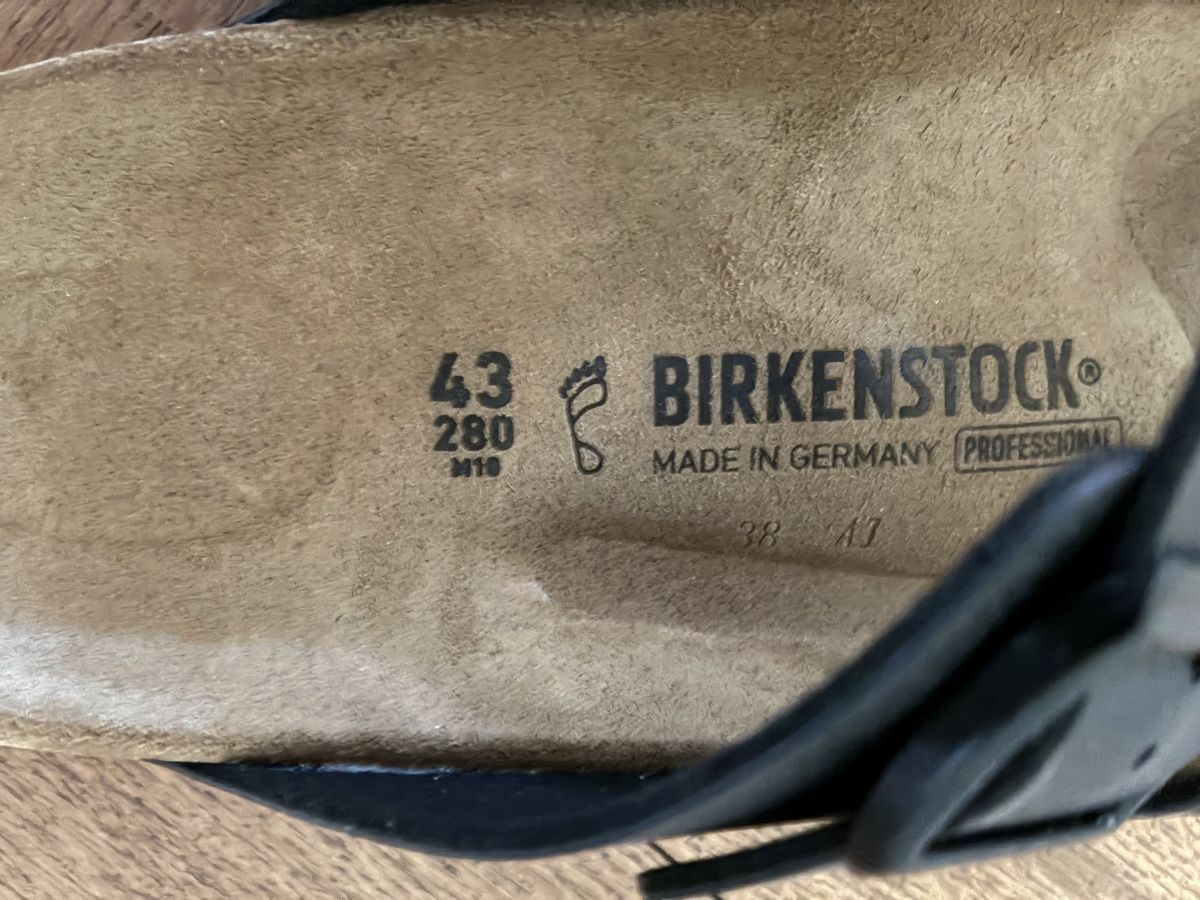 Birkenstock Scarpe da uomo: Birkenstock Arizona 43 black – Nuovo e nell'imballaggio originale da Riehen venduto da J.-M. 2