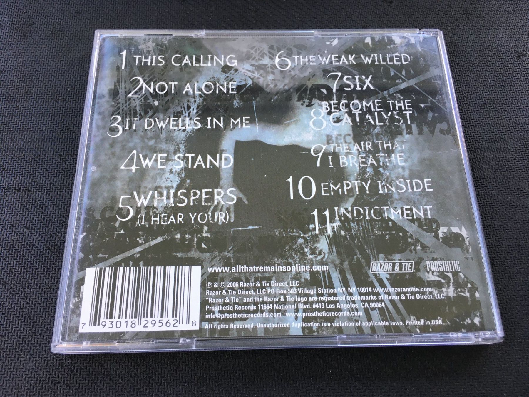 CD: All that remains - The fall of Ideals -CD- – Usato da St.Gallen venduto da MedienJoe 2