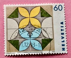 Nr.848 Emma Kunz GESTEMPELT Sonderpostmarken III 1993   Bei 