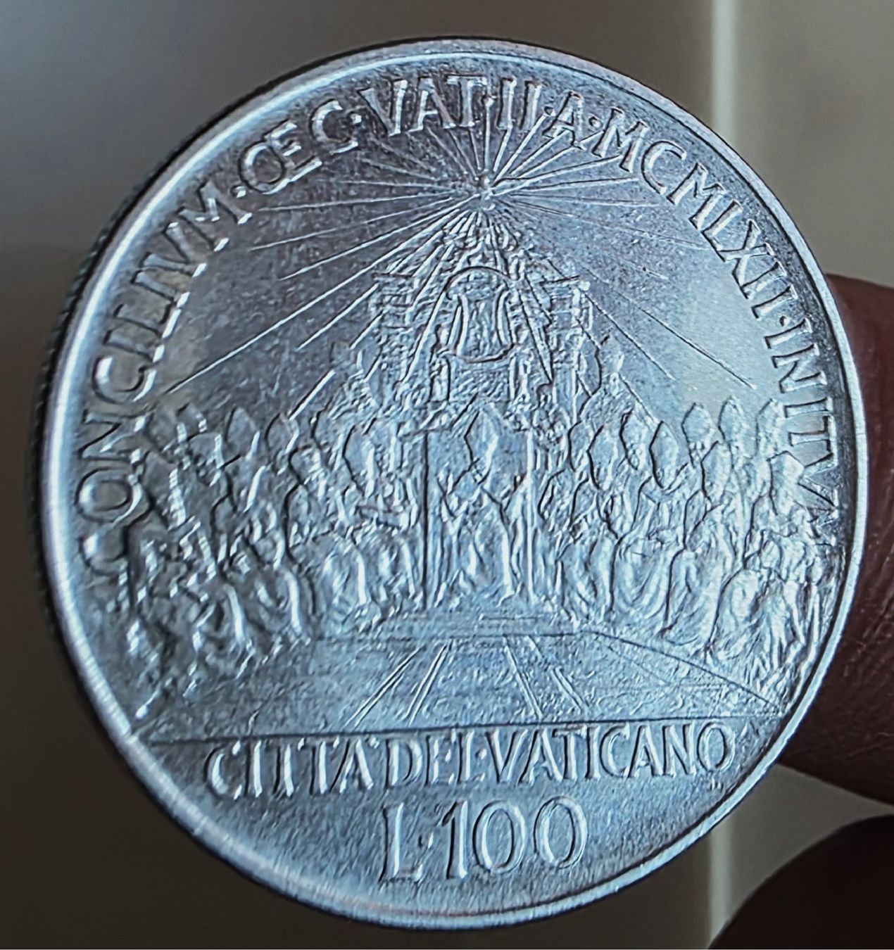 Alle Münzen: VATIKAN 100 LIRE 1962 – Gebraucht aus Winterthur von Creso70