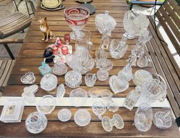 Konvolut Kristallglas Sammlung Restposten lot antik selten