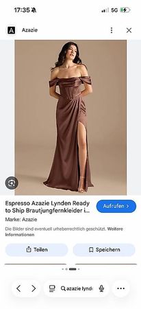Brautjungfernkleid / Kleid für Hochzeit / Abendkleid